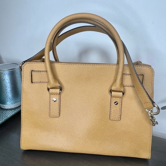 Michael Kors Hamilton Saffiano Leather Satchel - Picture 2 of 15